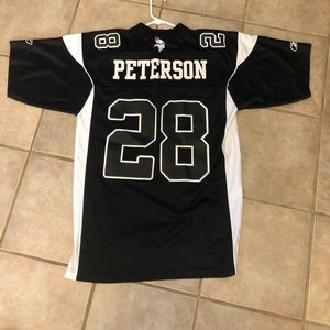 Men’s Vikings #28 Peterson Jersey